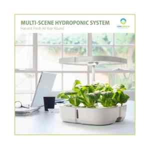 Système de culture hydroponique intelligent <span class=keywords><strong>à</strong></span> 12 capsules, kit de jardinage intérieur pour herbes et légumes avec lumière de croissance LED, écran LCD et arrosage automatique - Product Image 4