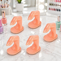 Faux-ongles en plastique, doigts de pratique, adapté aux petits doigts, pour la formation Nail Art