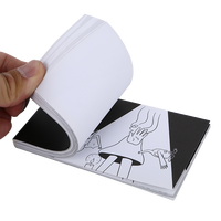 Mini pochette de livre personnalisée avec page intérieure Flip Animation Cartoon Creation Flip Book Papier fabriqué à partir de carton avec logo de la marque
