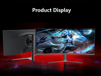 Grosir Monitor Gaming IPS 4K 34 "1ms 3800R, lampu LED, kecepatan Refresh 120hz Monitor Pc Game Komputer