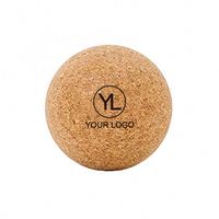 Ballon de yoga et de massage personnalisé en liège naturel, durable et écologique, anti-stress pour adultes, idéal pour les cadeaux d'entreprise