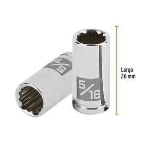 Master con 24 unità 5/16 'socket, 12 punti, 1/4 'drive, Truper - Product Image 3