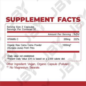 Fábrica JBY, venda por atacado de cápsulas vegetarianas de <span class=keywords><strong>Camu</strong></span> <span class=keywords><strong>Camu</strong></span>, promovendo a saúde do sistema intestinal e digestivo. - Product Image 2