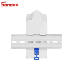 Soporte Ajustable para Riel DIN Itead, Montaje en Bandeja, ABS Ignífugo, Compatible con la Mayoría de RFR2, RFR3, POWR2, <span class=keywords><strong>TH10</strong></span>/<span class=keywords><strong>16</strong></span> Dual - Product Image 1