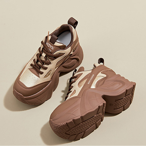 Baskets Chunky Tendance pour Femmes 2026 Nouveautés Décontractées à Enfiler avec Talons Intégrés Unisexe - Product Image 5