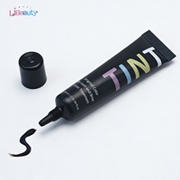 Kit Pewarna Alis Vegan Label Pribadi Khusus Warna Hitam Krim Semi-Permanen Kit Pewarna Alis Hibrida Profesional Kit Pewarna Bulu Mata Profesional