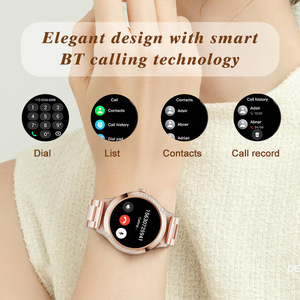 <span class=keywords><strong>Montre</strong></span> connectée Android T214 étanche IP68 avec écran IPS, bracelet en silicone, surveillance de la fréquence cardiaque et du sommeil, design tendance pour femmes - Product Image 4