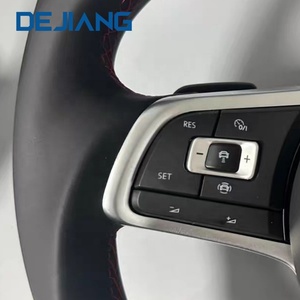 Volant en fibre de carbone LED personnalisé adapté aux modèles Volkswagen Golf 7.5 7 MK7.5 MK7 GTI R GTD GTE <span class=keywords><strong>Polo</strong></span> GTI toutes séries - Product Image 3