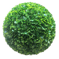 Fausses plantes écologiques protégées contre les UV Boules d'herbe décoratives Boules de buis artificielles Topiaire