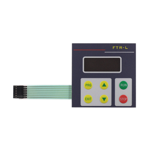 OEM nhà máy của linh hoạt Pet màng chuyển đổi bàn phím bàn phím Bàn phím công nghiệp điều khiển từ xa điều khiển nút kim loại lớp phủ đồ họa - Product Image 5