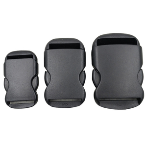 New Custom Luggage Strap Pet Collar Backpack Repairing Dual Adjustable Buckle for Belt Flat Side Quick Release Plastic Buckles
