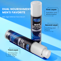 Suero Antiedad para Hombre Sin Aceite Personalizado, Resveratrol y Retinol, Protección Antioxidante, No Grasoso, Fortalece la Barrera Cutánea