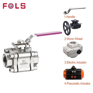 บอลวาล์วเหล็กหล่อแบบเต็มพอร์ต 1 ชิ้น 2 ชิ้น 3 ชิ้น 1000PSI 2000PSI ปลายเกลียว เชื่อมต่อแบบเชื่อมสูง - Product Image 2