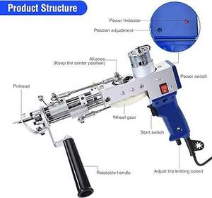 <span class=keywords><strong>Pistolet</strong></span> à touffeter haute performance 2-en-1 pour <span class=keywords><strong>textile</strong></span> Hauteur de pile personnalisable Excellente fiabilité - Product Image 6