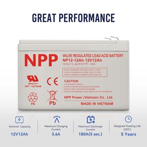 Bảo trì miễn phí 12V 28ah 26Ah 18ah kín Pin axít chì 5 năm chu kỳ cuộc sống năng lượng mặt trời lưu trữ vận chuyển từ chúng tôi Việt Nam kho - Product Image 4