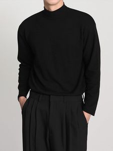 Suéter de <span class=keywords><strong>Cuello</strong></span> <span class=keywords><strong>Alto</strong></span> para <span class=keywords><strong>Hombre</strong></span>, Estilo Casual de Otoño, para Combinar con Camisetas Interiores - Product Image 3
