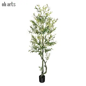 Garden Supplies Oh Arts artificial bonsai tree faux olive tree for home hotel shop indoor decoration