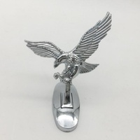 Emblème d'aigle en métal brodé en 3D, autocollant universel pour carrosserie de voiture