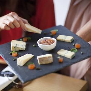 Platos de Buffet para Cena al por Mayor, Plato de Pizarra Negra Personalizado para Restaurante, Plato de Sushi de Piedra de Pizarra Negra - Product Image 5