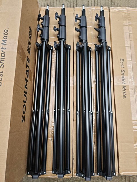 New 2.8M Air Cushion Light Stand Aluminum Alloy 35mm Tube 5kg Load for Studio LED Fill Light Flash Live Streaming