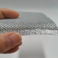 Cuisine fil d'acier inoxydable éponge métal récureur fil vaisselle lavage éponge de nettoyage