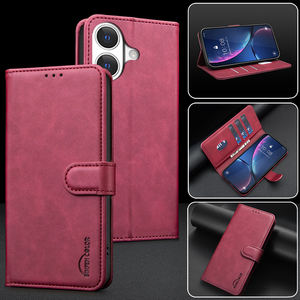 Funda de Cuero Tipo Libro con Bloqueo RFID y Cartera Magnética para iPhone 17 Air 16 <span class=keywords><strong>15</strong></span> 14 13 12 Plus 11 <span class=keywords><strong>Pro</strong></span> X XS XR Max - Product Image 6