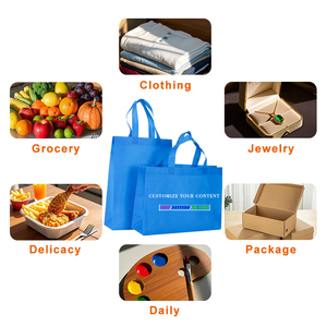 <span class=keywords><strong>Bolsa</strong></span> <span class=keywords><strong>de</strong></span> Compras Personalizada con Impresión Personalizada, Laminada en PP, No Tejida, para Compras, Embalaje <span class=keywords><strong>de</strong></span> Regalos, Ropa al por Mayor - Product Image 3