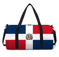 Sac de voyage fourre-tout best-seller avec drapeau dominicain, sac de sport et de gym, sac de voyage de week-end, confortable et portable