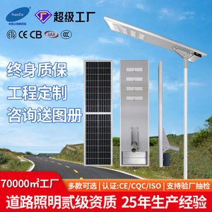 Farola Solar de 110W con Panel Solar Integrado Mono Si LED para Iluminación de Carreteras en Exteriores - Product Image 5