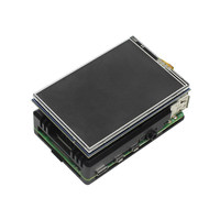 Raspberry Pi Generasi ke-4 Tipe B Layar Sentuh 3,5 inci 3B+/4B Kit Layar Pendingin Kipas Ganda dari Paduan Aluminium