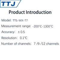 TTJ Brand TTS-T7 Furnace Temperature Tester 10 kW 110V for Real-time Detection High-temperature Industry Coating Heat Treatment