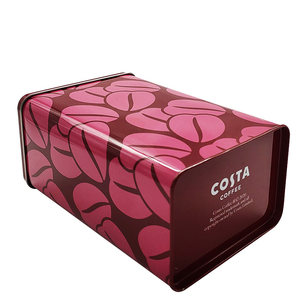 Latas de granos de café rectangulares <span class=keywords><strong>Costa</strong></span>, caja de lata, embalaje para té - Product Image 3
