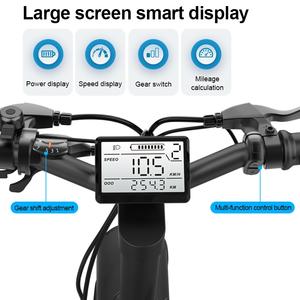Bicicleta eléctrica Q3 de 20 pulgadas con neumáticos gruesos, bicicleta eléctrica todoterreno de 750W y 48V, potente bicicleta eléctrica de montaña para adultos, bicicleta eléctrica para ciclismo - Product Image 5