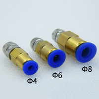 Adaptateur de seringue 4 mm, tête de distribution trachéale, accessoires pour machine de tournage CNC, garantie 6 mois, inspection vidéo légère