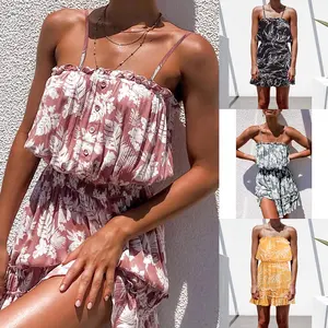 BATTLEROBE-vestidos de fiesta para mujer, vestido largo veraniego informal para mujer, ropa para el sol a la moda, vestidos florales 2020