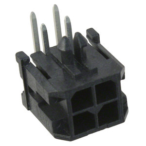 0430450401 Connecteurs Rectangulaires Originaux, Têtes de Connecteurs Mâles à Montage Traversant, Angle Droit 4 Positions 0,118" (3,00mm) - Product Image 1