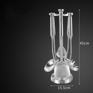 Thép không gỉ muỗng muôi đồ dùng thiết lập đồ dùng nhà bếp nấu ăn công cụ thiết lập thìa muôi colander đồ dùng nhà bếp hộ gia đình - Product Image 6