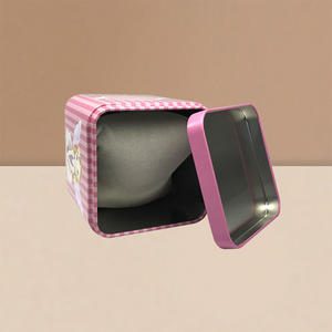 Barattoli di latta di metallo personalizzati per la conservazione regalo commercio all'ingrosso orologio quadrato scatola di latta OEM & ODM gioielli scatola di latta - Product Image 3