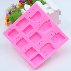 11 tipos de bolsos de mano <span class=keywords><strong>para</strong></span> decoración de <span class=keywords><strong>pasteles</strong></span> y magdalenas, bolsos de mano, monederos de silicona, molde de Fondant <span class=keywords><strong>para</strong></span> dulces, arcilla polimérica, molde de vela - Product Image 5