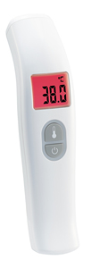 Termómetro infrarrojo sin contacto con alerta instantánea de fiebre y pantalla LCD grande para un control rápido y preciso de la temperatura frontal - Product Image 5