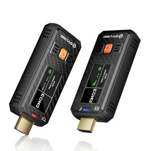 SYONG Portable <span class=keywords><strong>2</strong></span>.4G 5G 350M 1080P HDMI Wireless Transmitter Receiver Extender untuk Streaming Dekode Video Audio ke TV Proyektor - Product Image 1