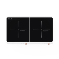 Cuisinière électrique ultra-mince 3800 W à prix abordable / Table de cuisson à induction double brûleur