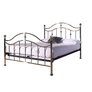 Nuevo Diseño <span class=keywords><strong>de</strong></span> Estructura <span class=keywords><strong>de</strong></span> Cama Doble Tipo Futón <span class=keywords><strong>de</strong></span> Hierro Metálico Negro con Base <span class=keywords><strong>de</strong></span> Madera - Product Image 2