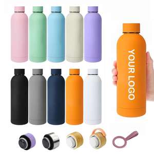 Produits les plus vendus 2026 – Bouteilles isothermes personnalisées 350 ml, 500 ml, 750 ml, 1 L à double paroi <span class=keywords><strong>en</strong></span> caoutchouc pour thé, sport et eau - Product Image 1