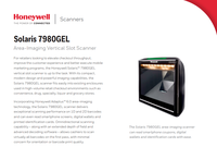 Scanner de codes à barres portable et mobile Honeywell Solaris 7980g 2D 1280x960 pixels Scanner de présentation mains libres extensible