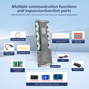TDT 내장형 BT UART <span class=keywords><strong>BMS</strong></span> 12V 24V <span class=keywords><strong>36V</strong></span> 48V 60V 72V 4S 8S 12S 16S 20S 24S 70A 80A 100A 120A 150A 200A 리튬 이온 배터리 팩용 - Product Image 3
