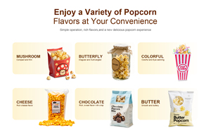 Hoàn toàn tự động bỏng ngô Popper máy với nóng lên boong Nhanh chóng hoạt động dễ dàng cho cửa hàng ăn nhẹ - Product Image 6