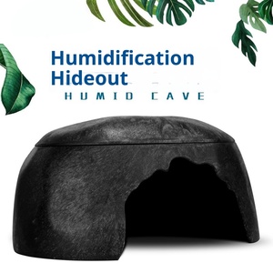 Casetta per Tartarughe da Allevamento, Box per Alimentazione, Umidificazione, Nido, <span class=keywords><strong>Grotta</strong></span>, Paesaggistica, Raffreddamento, in Plastica, Tutto in Uno - Product Image 4