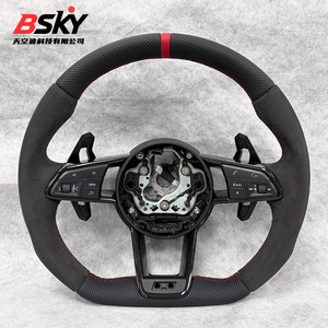 Volant sport en cuir et daim très populaire pour <span class=keywords><strong>Audi</strong></span> B9 A3 A4 A5 RS3 S4 RS5 S3 S5 A6 A7 A8 Q5 Q7 Q8 TT R8 S6 RS6 RS7 S7 B8 - Product Image 1