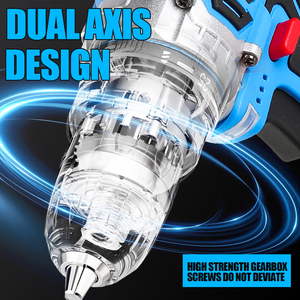 Máy khoan điện không dây javn 20V, tuốc nơ vít điện, cài đặt mô-men xoắn 25 + 1, 2 tốc độ, để tự làm, sử dụng trong gia đình, tuổi thọ pin dài - Product Image 4